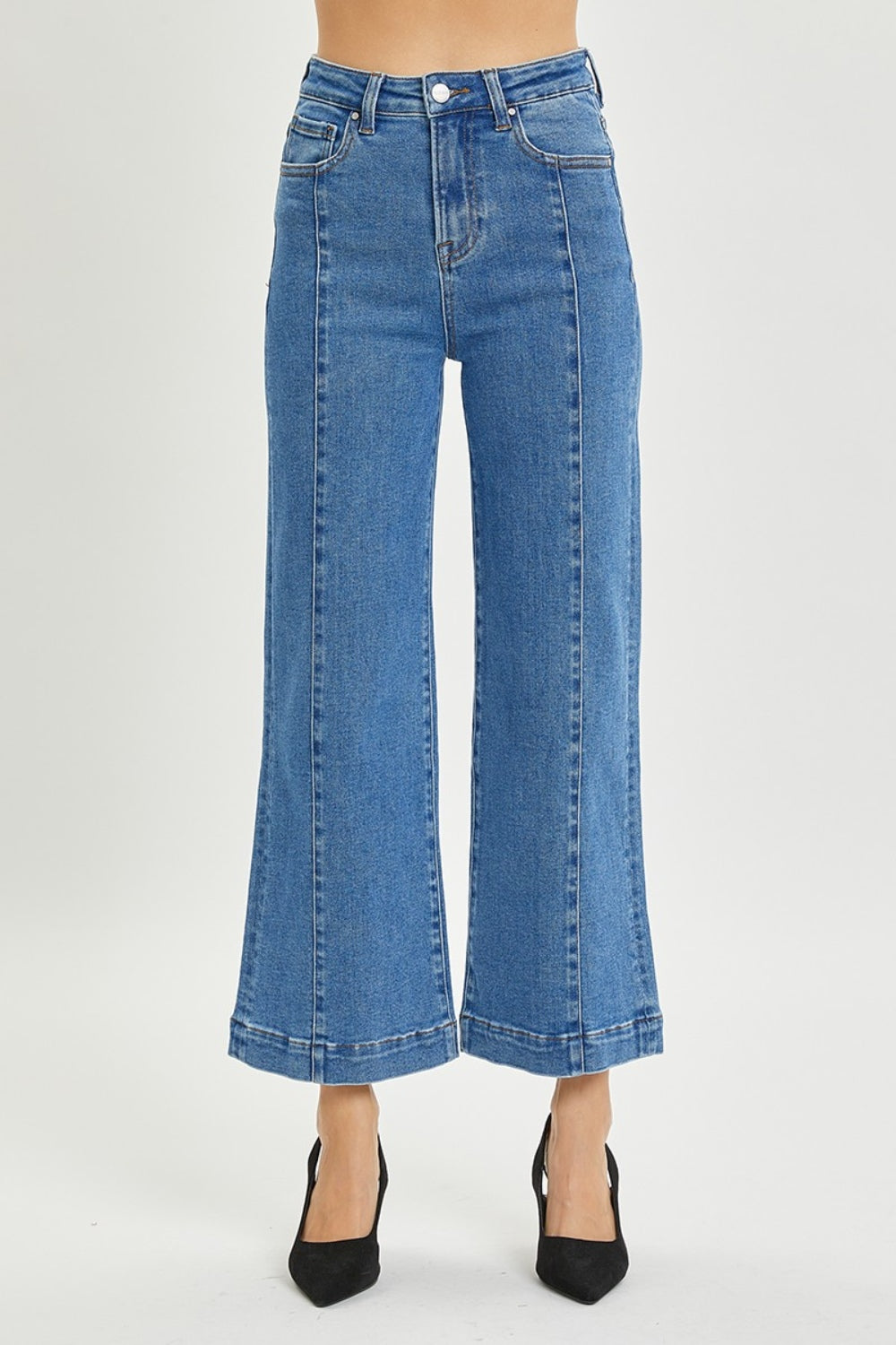 SHIRLYN Full Size High Rise Wide Leg Jeans