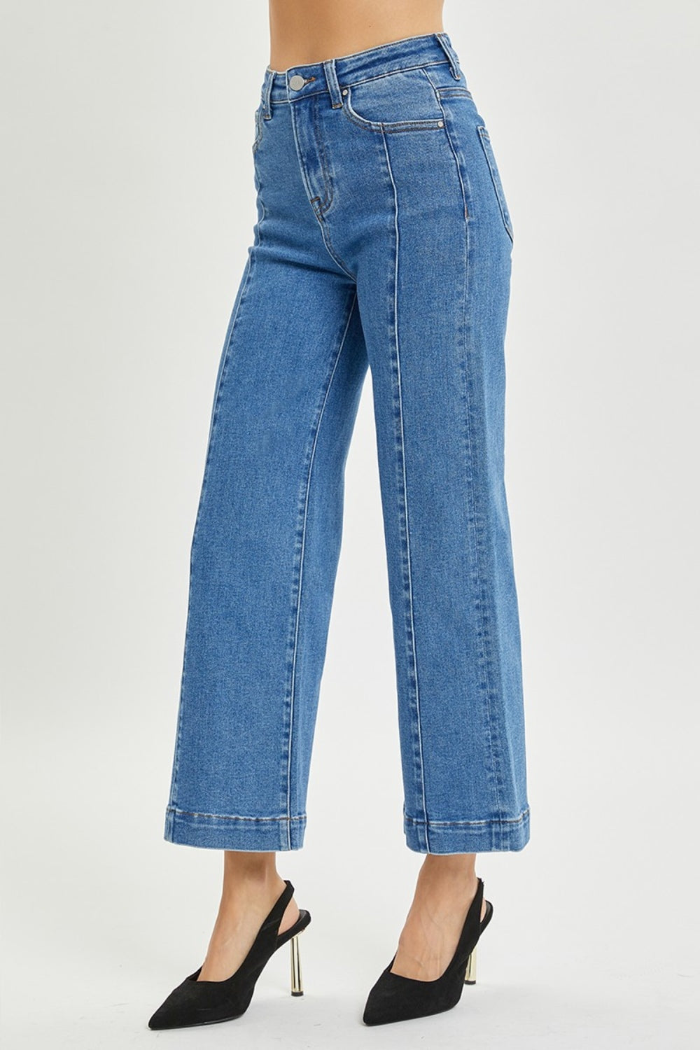 SHIRLYN Full Size High Rise Wide Leg Jeans