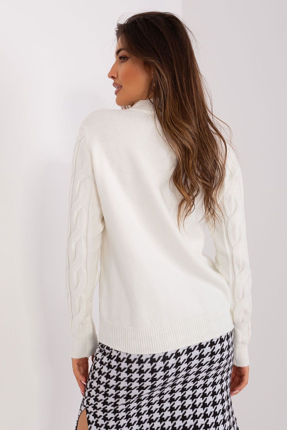 SHIRLYN Casual Sophistication Sweater - Unique Textured Elegance