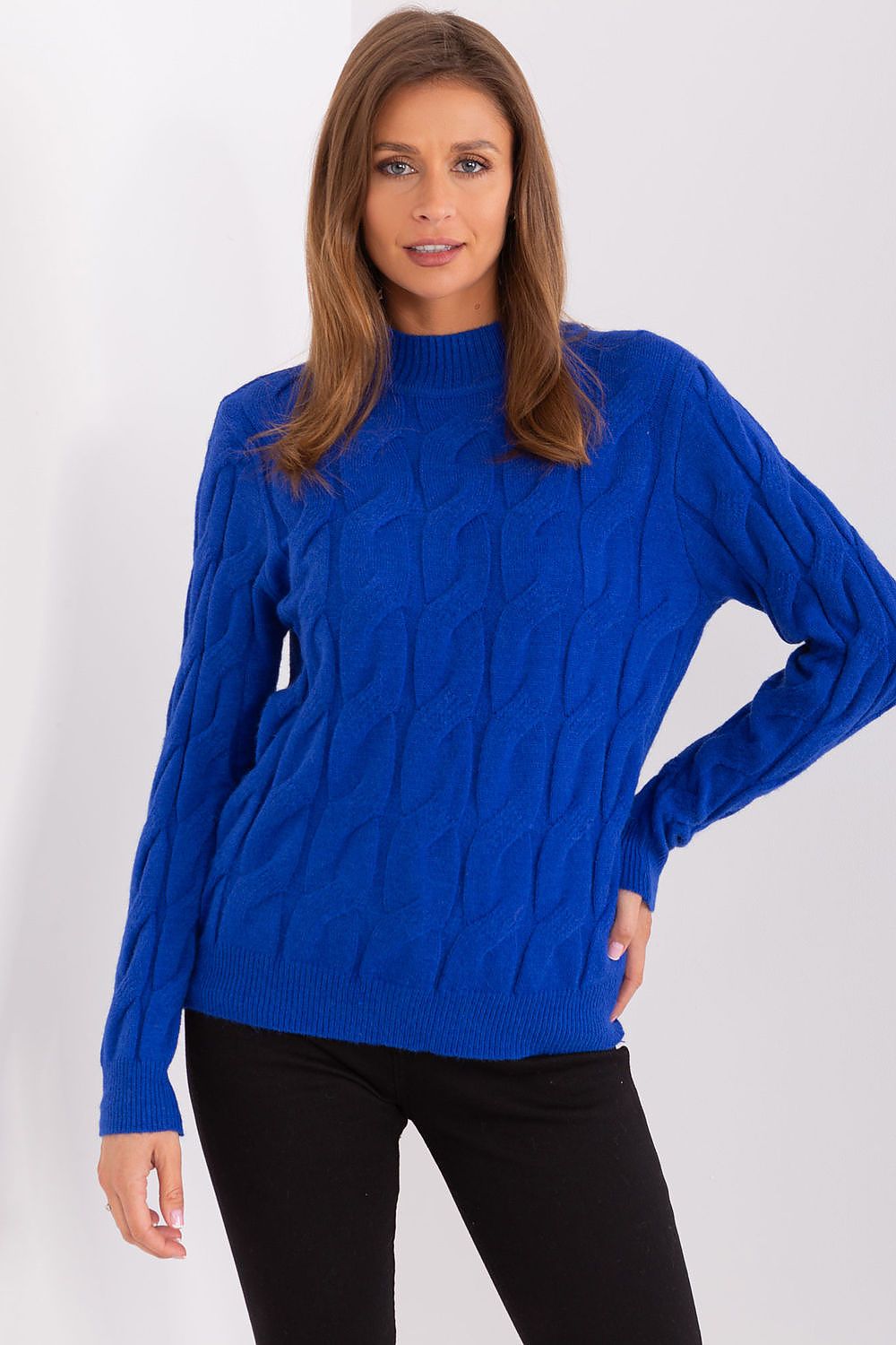 SHIRLYN Casual Sophistication Sweater - Unique Textured Elegance