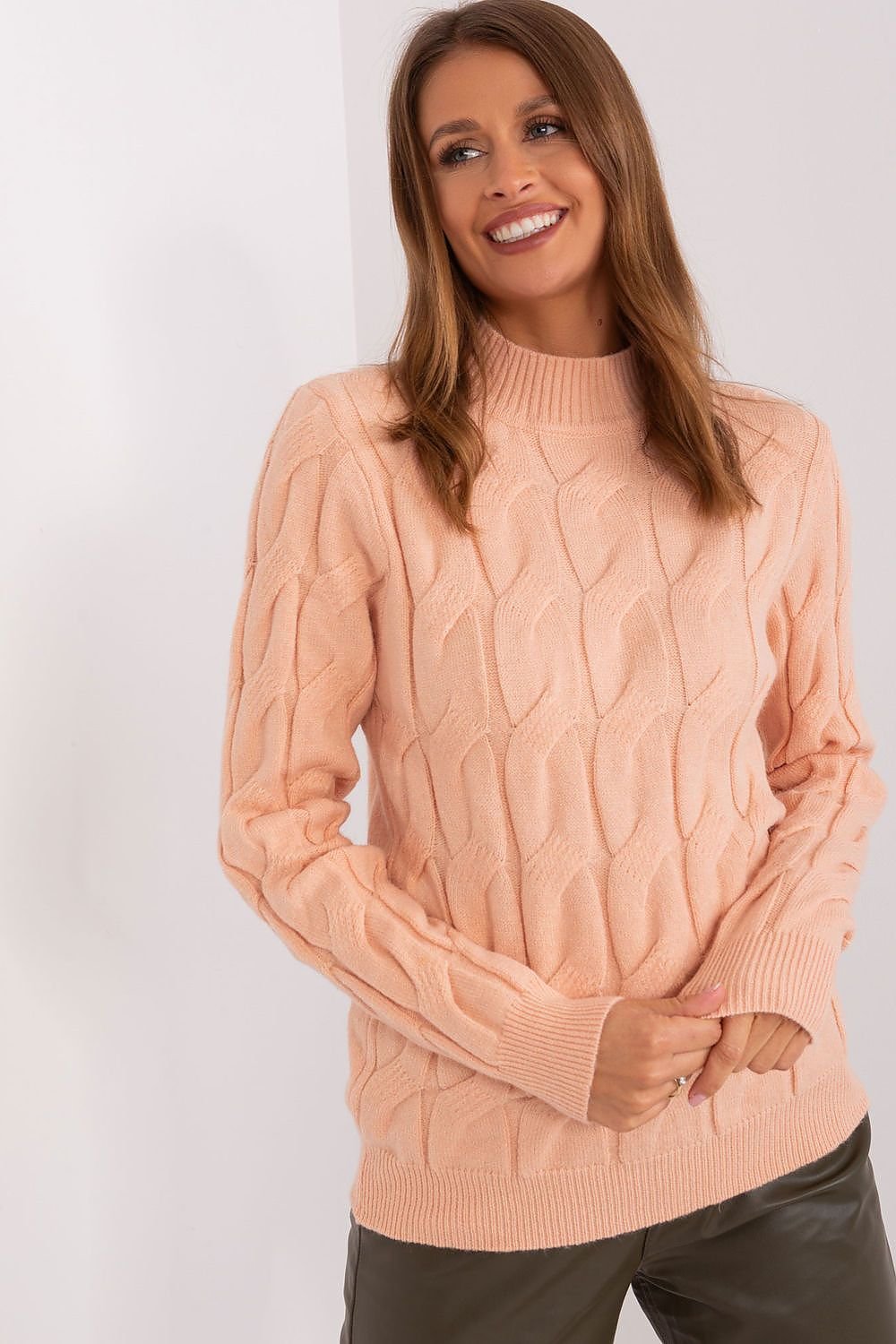 SHIRLYN Casual Sophistication Sweater - Unique Textured Elegance