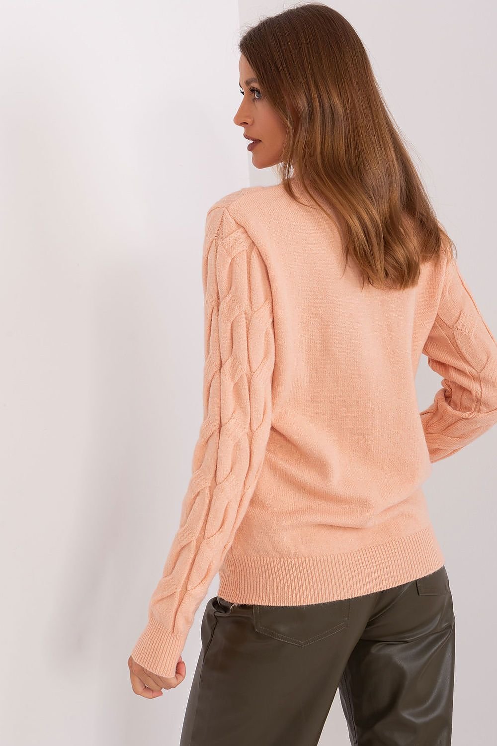 SHIRLYN Casual Sophistication Sweater - Unique Textured Elegance