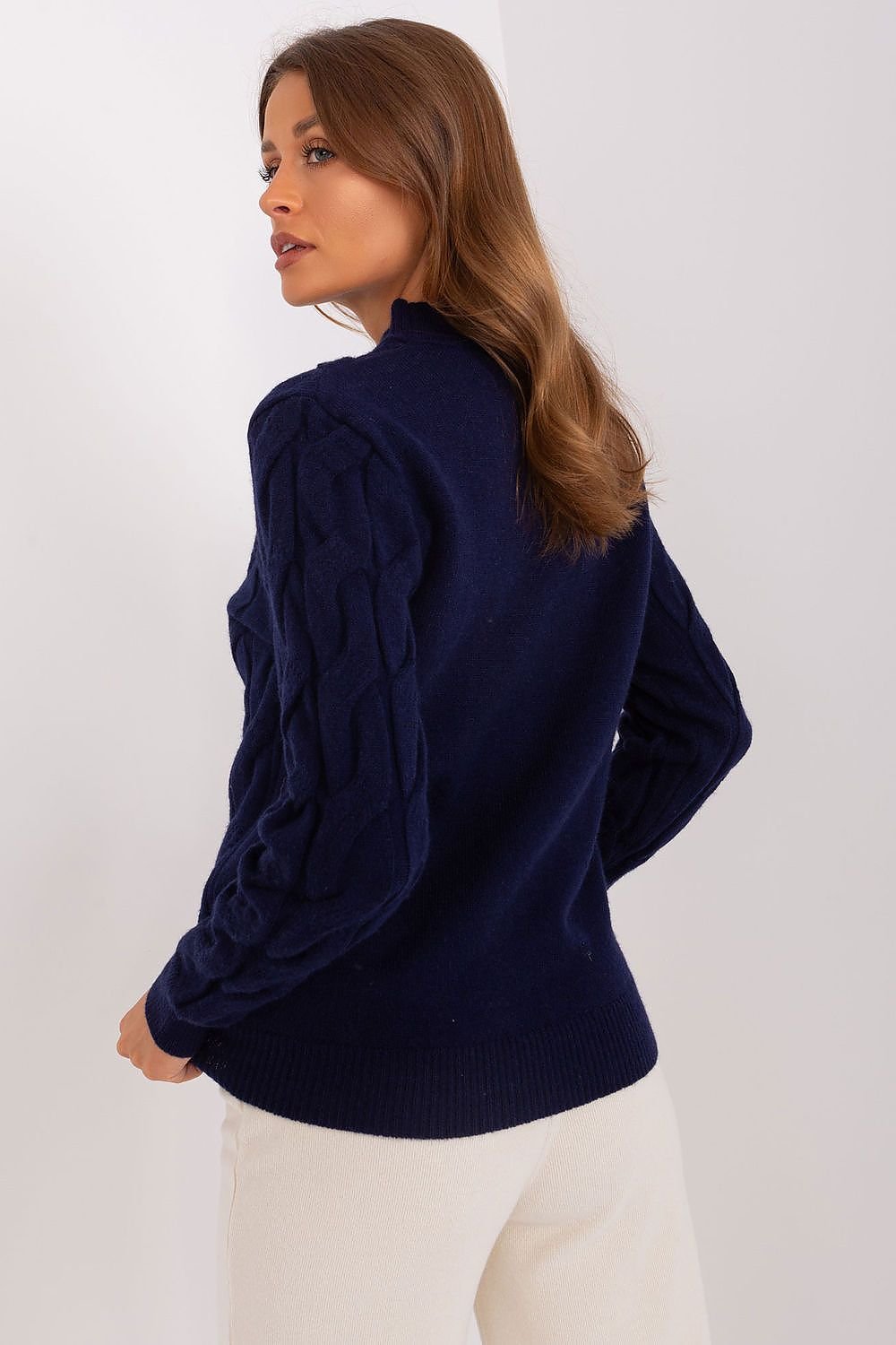 SHIRLYN Casual Sophistication Sweater - Unique Textured Elegance