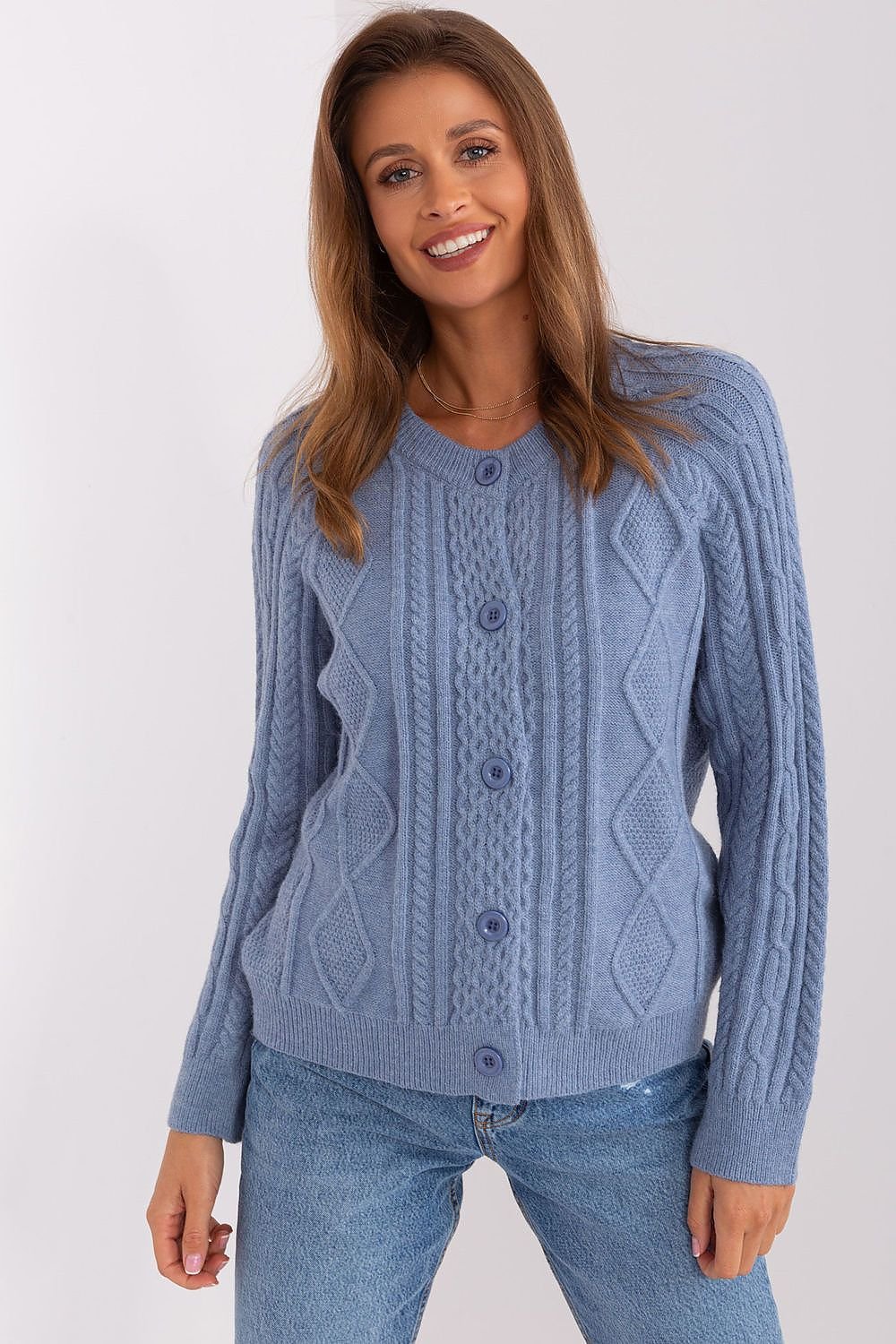 SHIRLYN Everyday Wear Sweater - Variegated Texture & Versatile Style