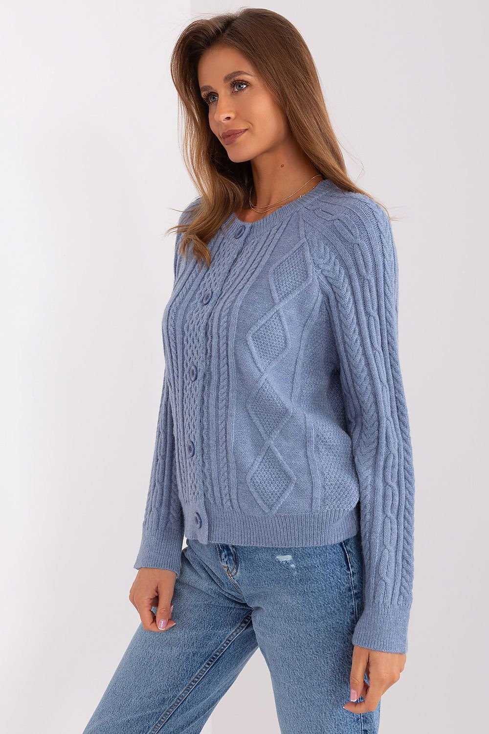 SHIRLYN Everyday Wear Sweater - Variegated Texture & Versatile Style