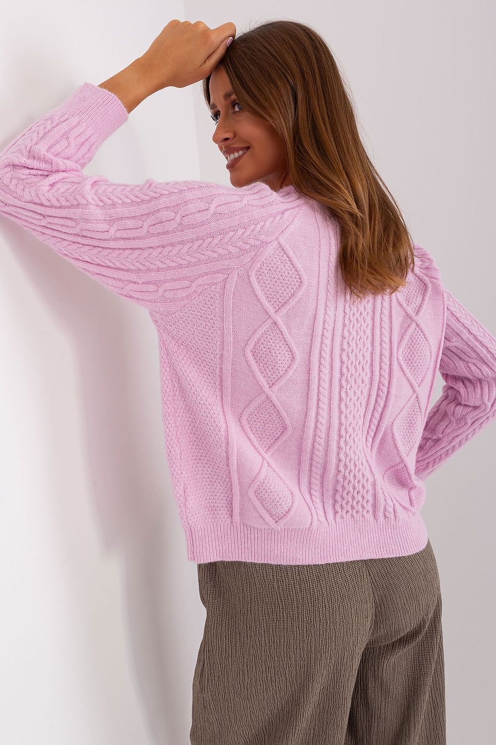 SHIRLYN Everyday Wear Sweater - Variegated Texture & Versatile Style