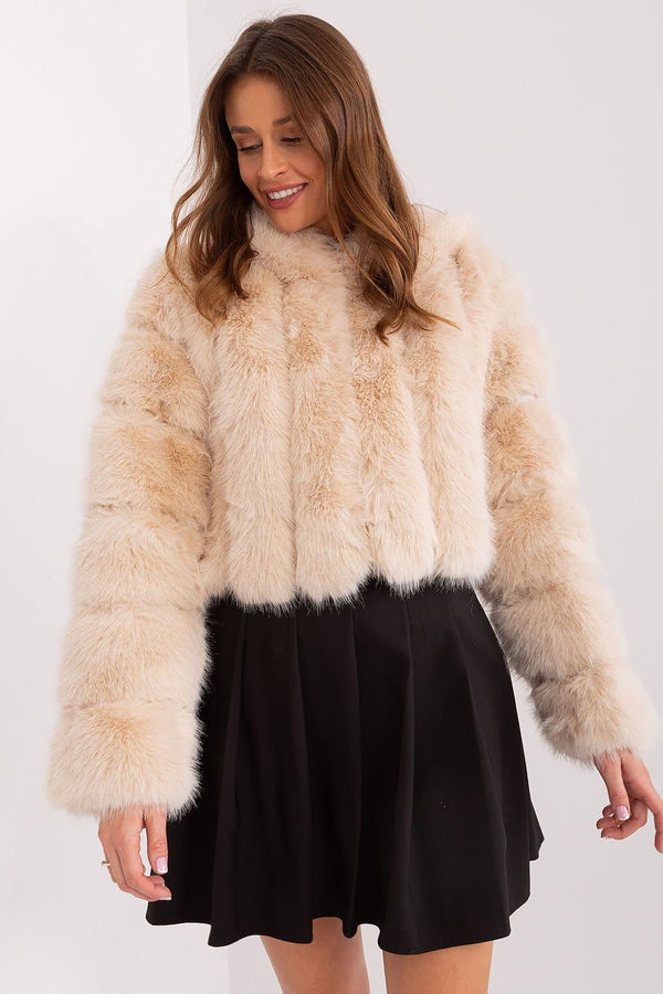 SHIRLYN Women's Transitional Fur Design Jacket