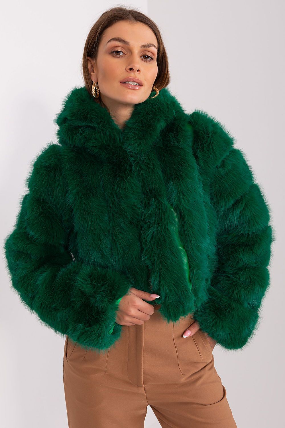 SHIRLYN Women's Transitional Fur Design Jacket – Stylish & Functional