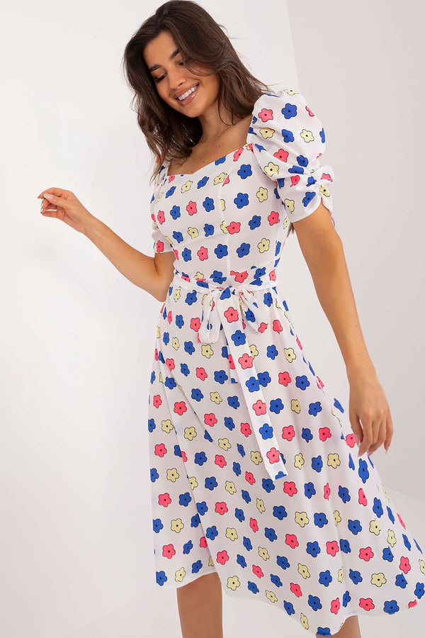 SHIRLYN Summer Youth Dress Flared Cut & Heart-Shaped Neckline