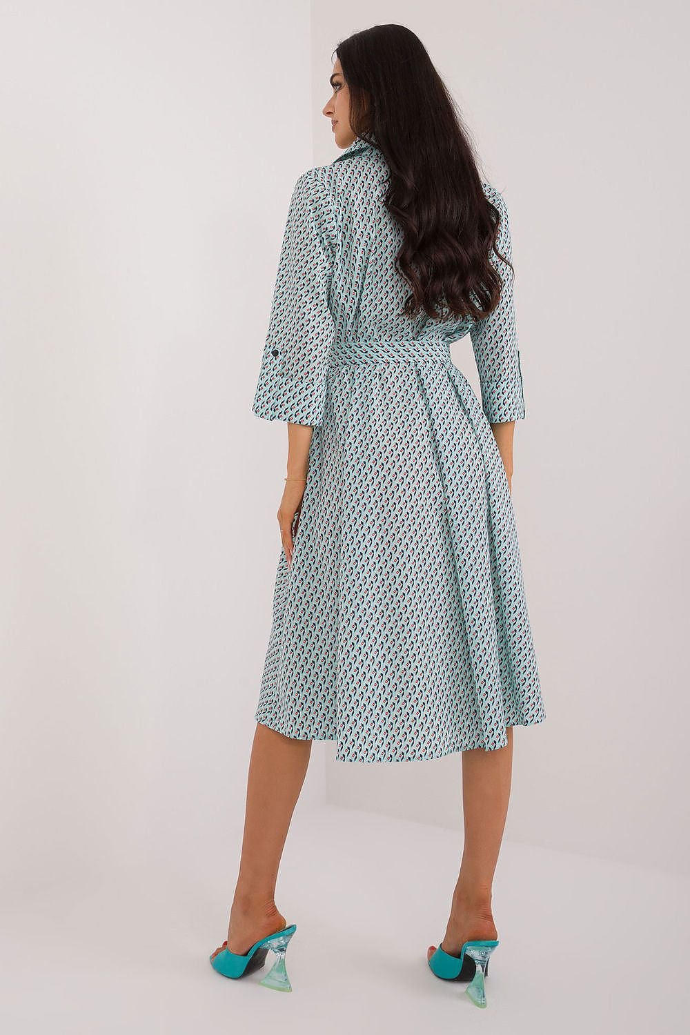 Effortless Elegance Midi Shirt Dress