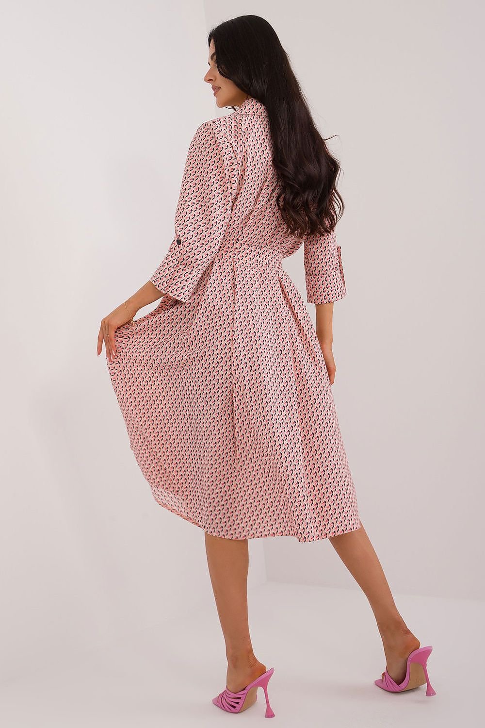 Effortless Elegance Midi Shirt Dress