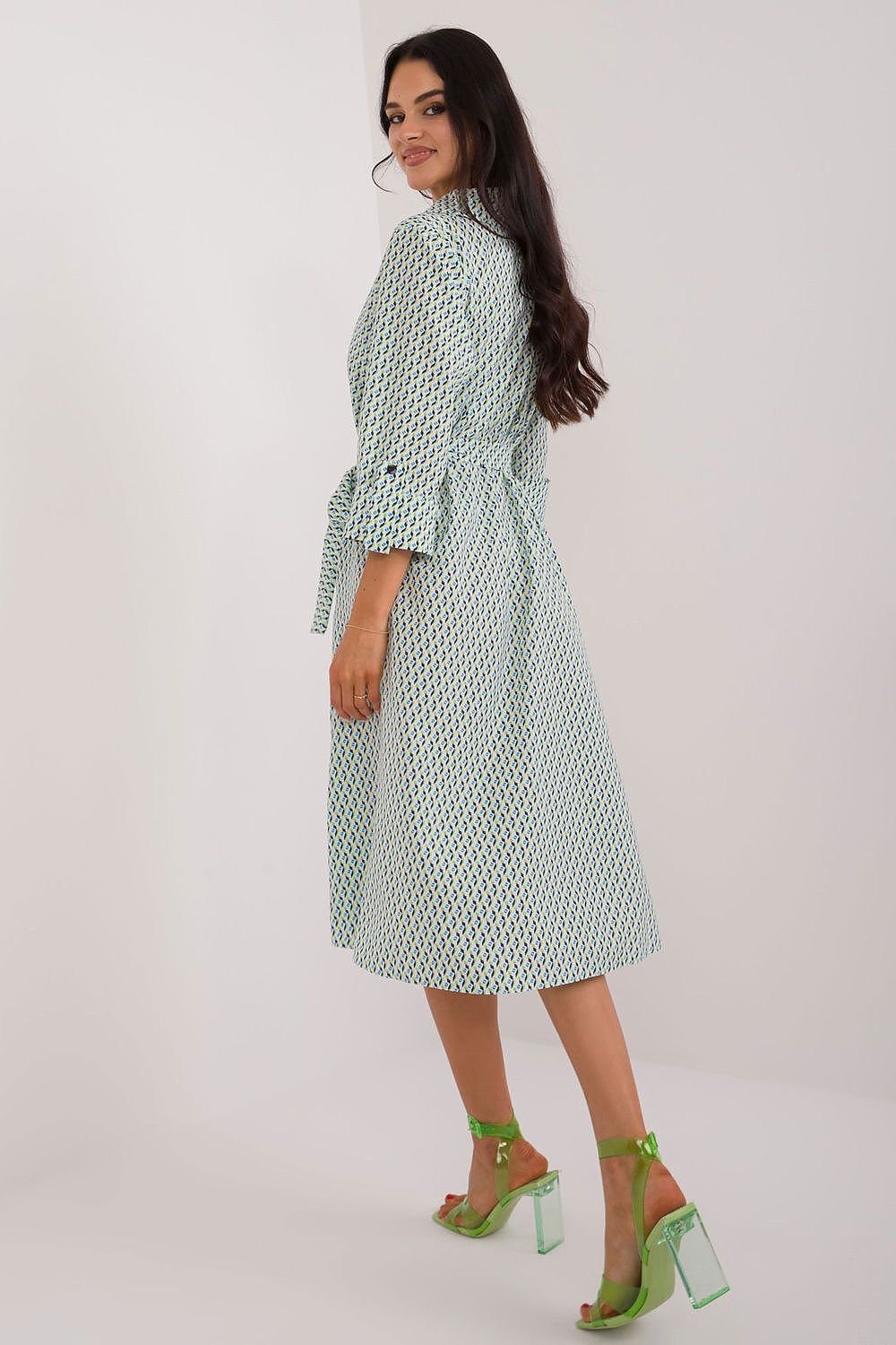 Effortless Elegance Midi Shirt Dress