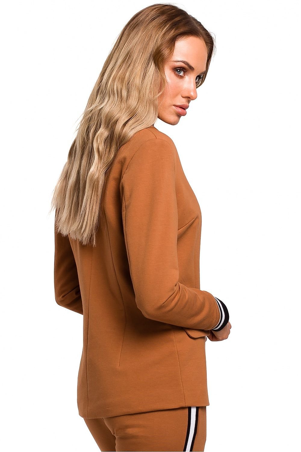 SHIRLYN Sporty Elegant Jacket - Classic Cut with Ribbing