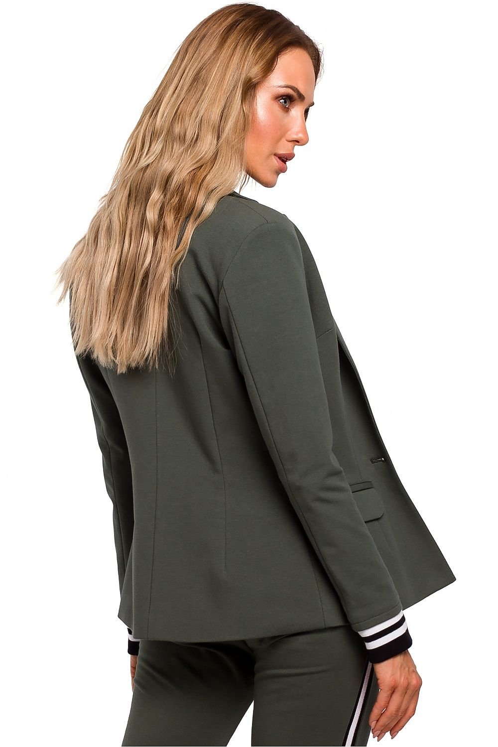 SHIRLYN Sporty Elegant Jacket - Classic Cut with Ribbing