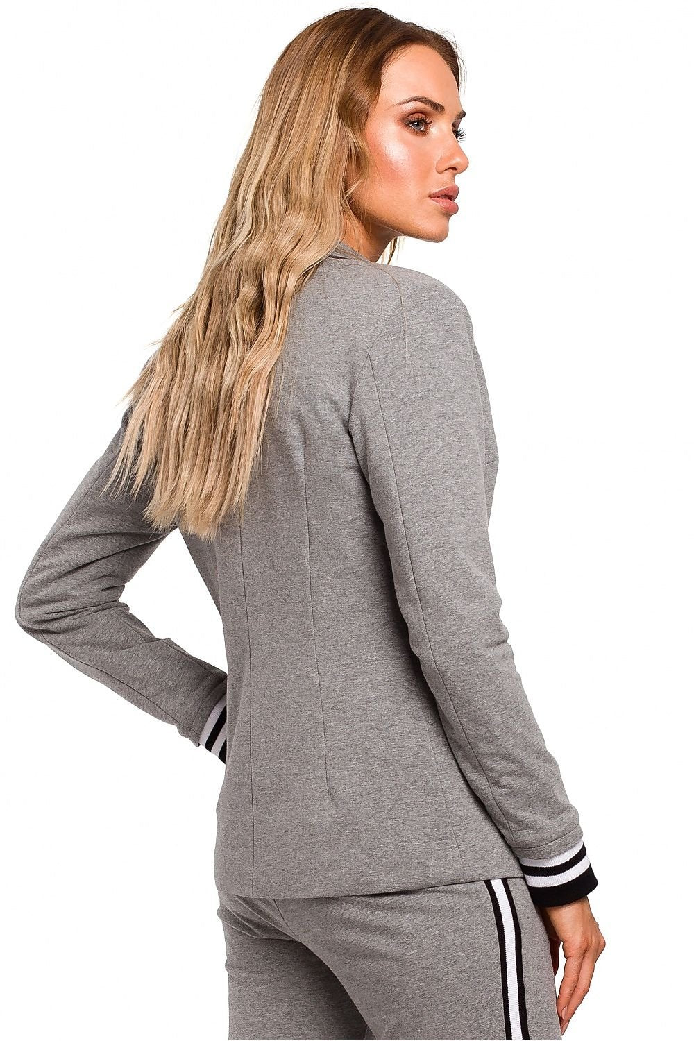 SHIRLYN Sporty Elegant Jacket - Classic Cut with Ribbing