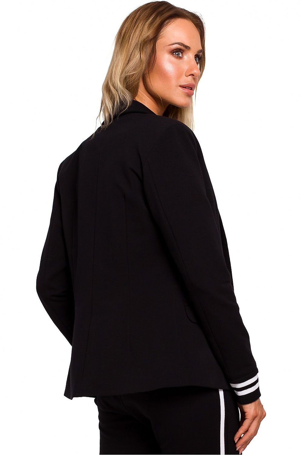 SHIRLYN Sporty Elegant Jacket - Classic Cut with Ribbing