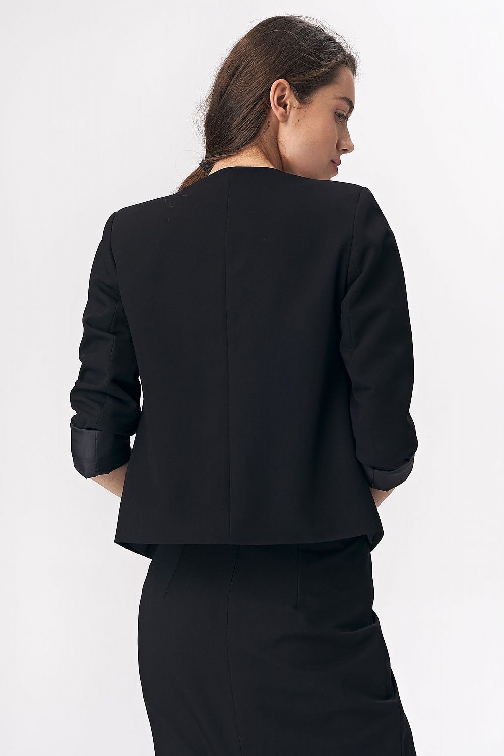 SHIRLYN Short Straight Cut Jacket - Minimalist Office Style