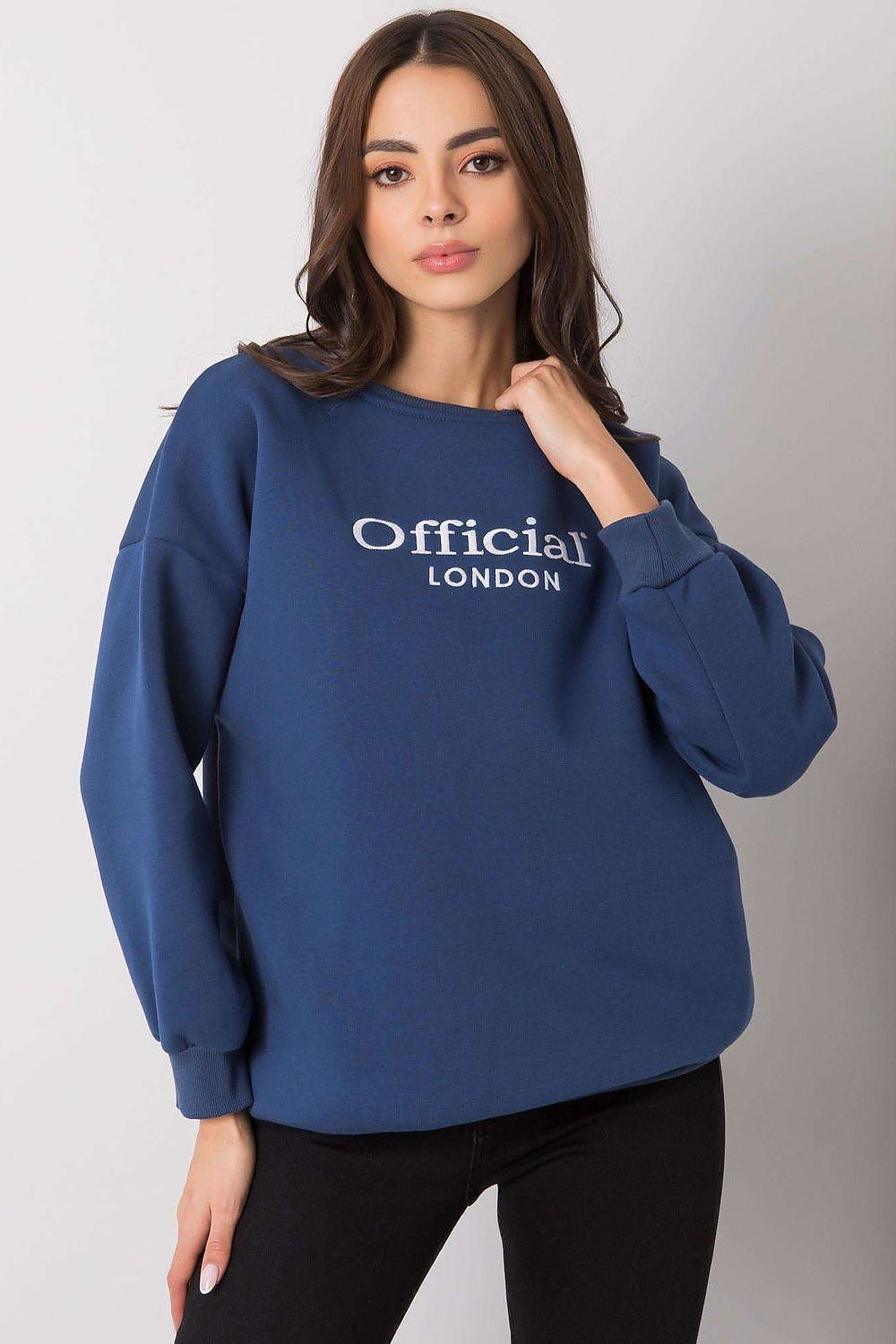 SHIRLYN Ladies' Simple Cut Sweatshirt - Front Inscription