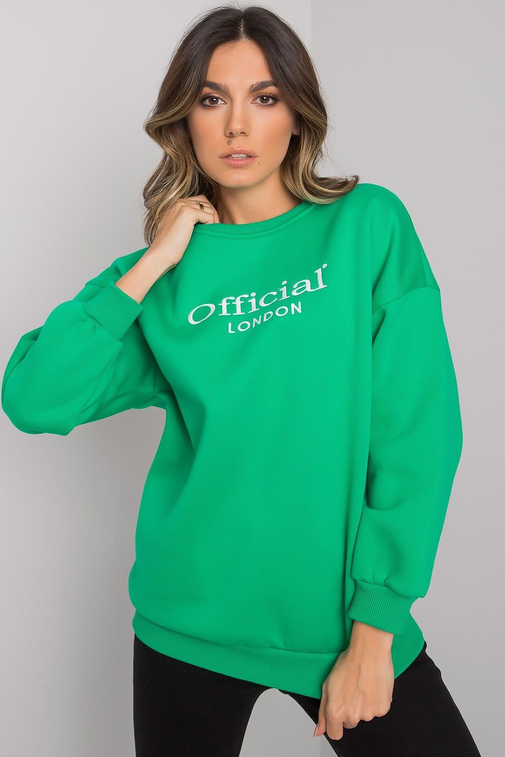 SHIRLYN Ladies' Simple Cut Sweatshirt Front Inscription