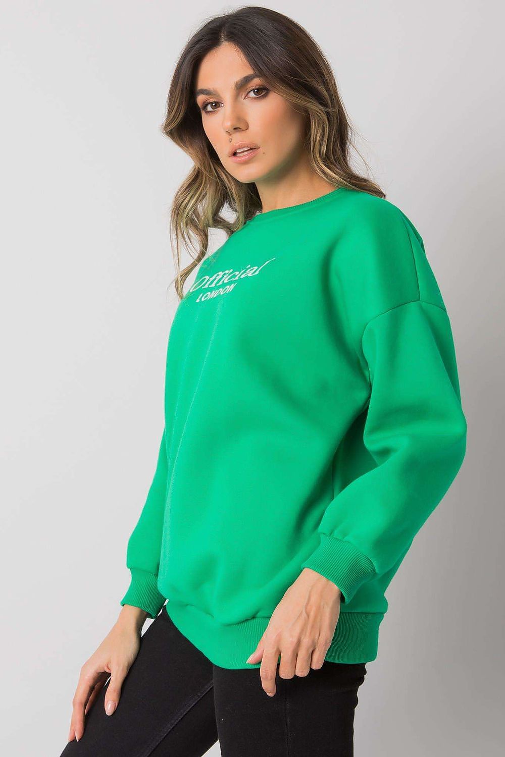 SHIRLYN Ladies' Simple Cut Sweatshirt Front Inscription