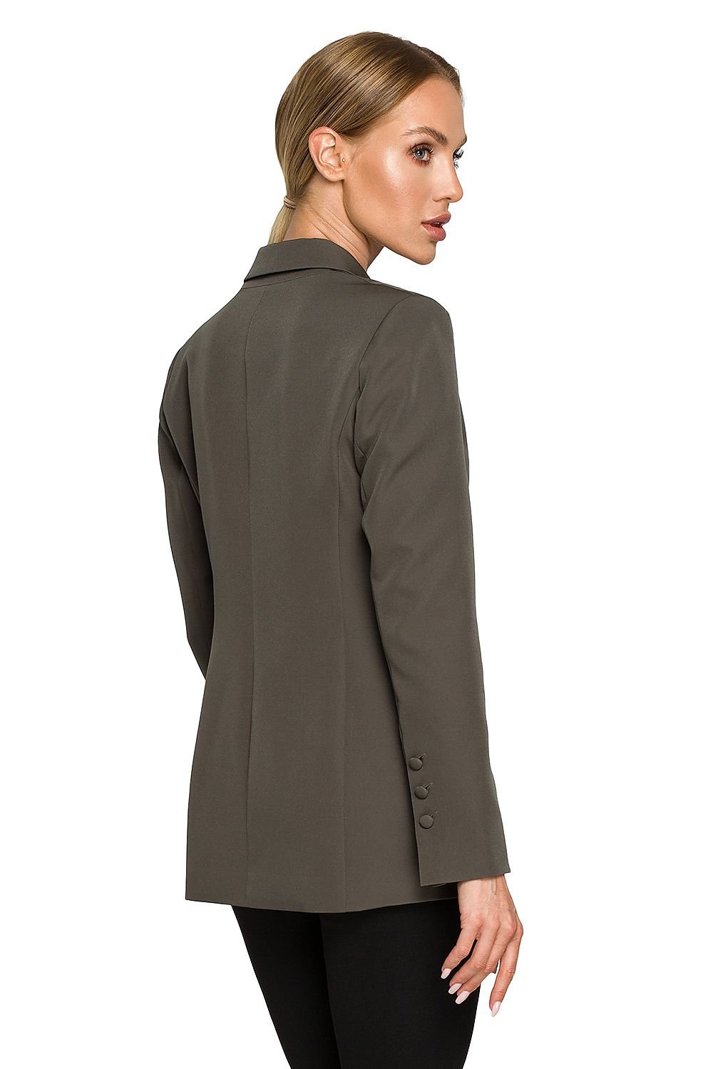 SHIRLYN Classic Blazer with Feminine Cut & Slanted Pockets