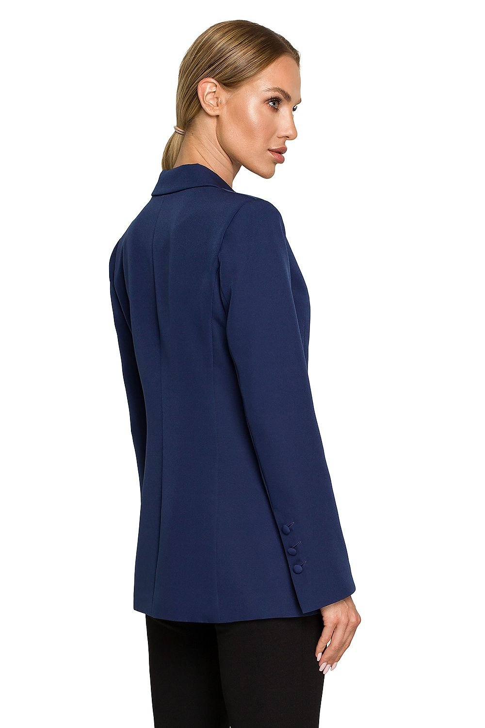 SHIRLYN Classic Blazer with Feminine Cut & Slanted Pockets