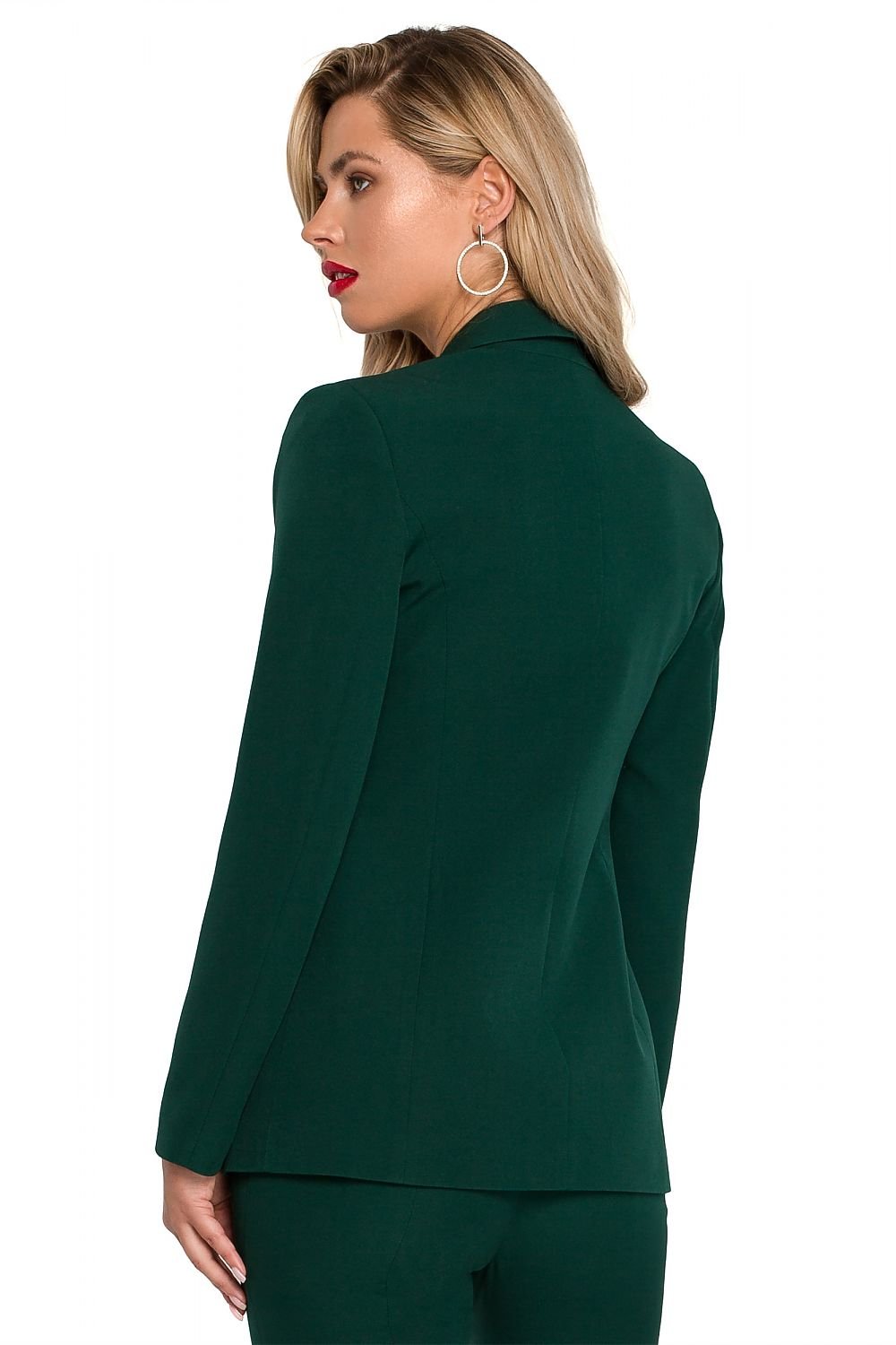 SHIRLYN Elegant Lined Jacket with Metal Buttons