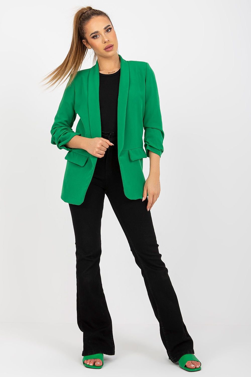 SHIRLYN 3/4 Sleeve Jacket - Versatile Elegance