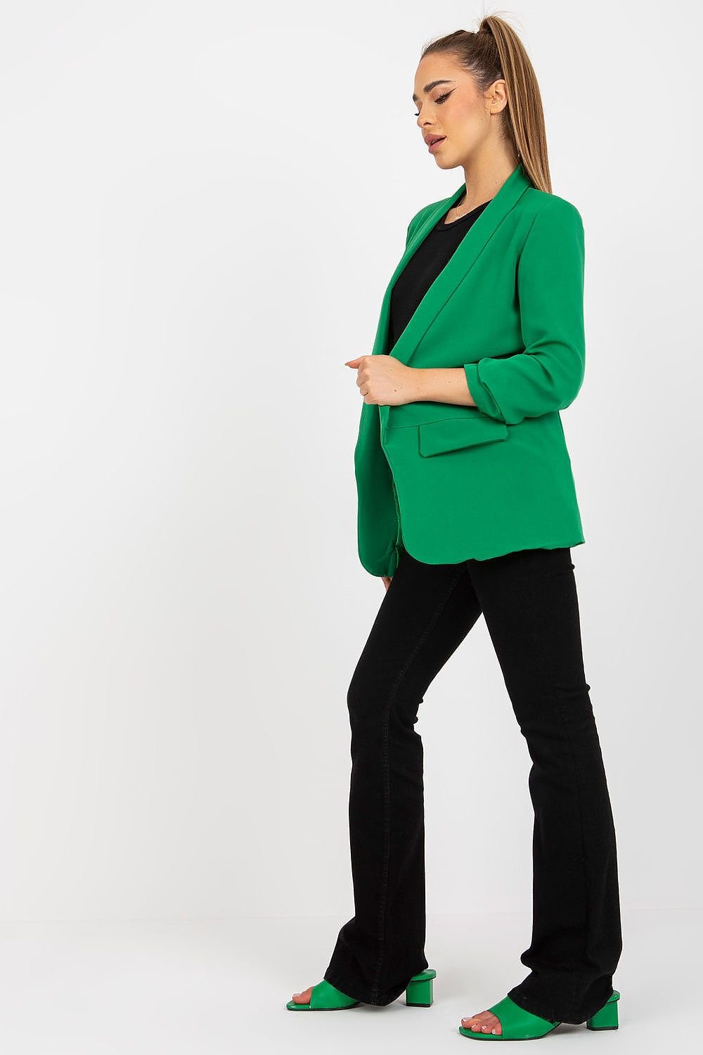 SHIRLYN 3/4 Sleeve Jacket - Versatile Elegance