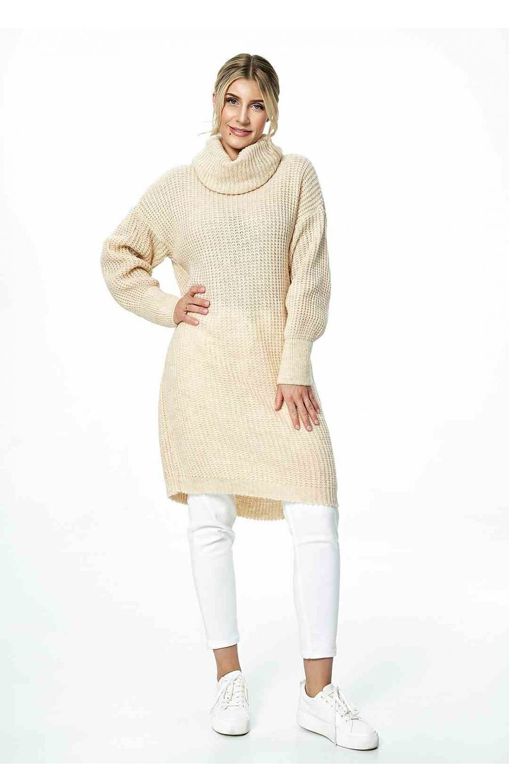 SHIRLYN Women's Long Sweater with Loose Turtleneck