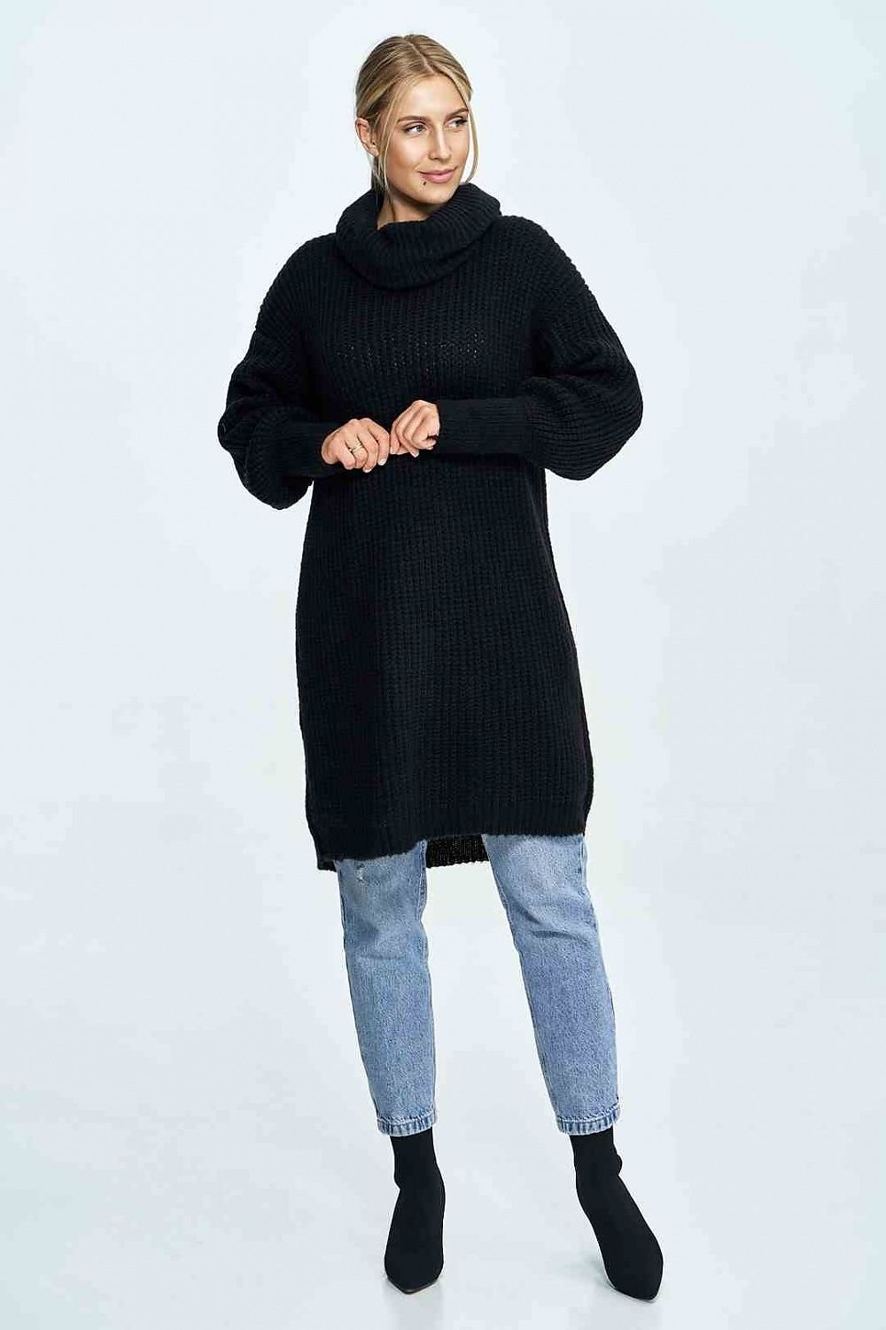 SHIRLYN Women's Long Sweater with Loose Turtleneck