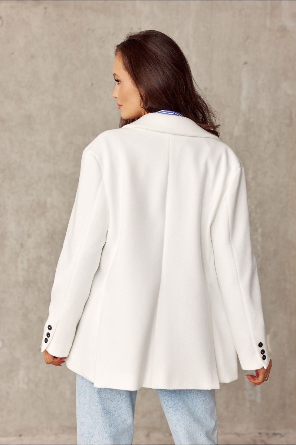 SHIRLYN Voluminous Women's Jacket with Decorative Collar and Cuffs