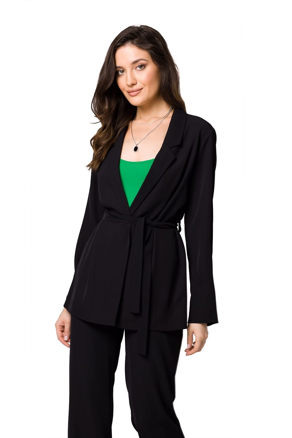 SHIRLYN Women's Flowing Jacket - Belted & Bold