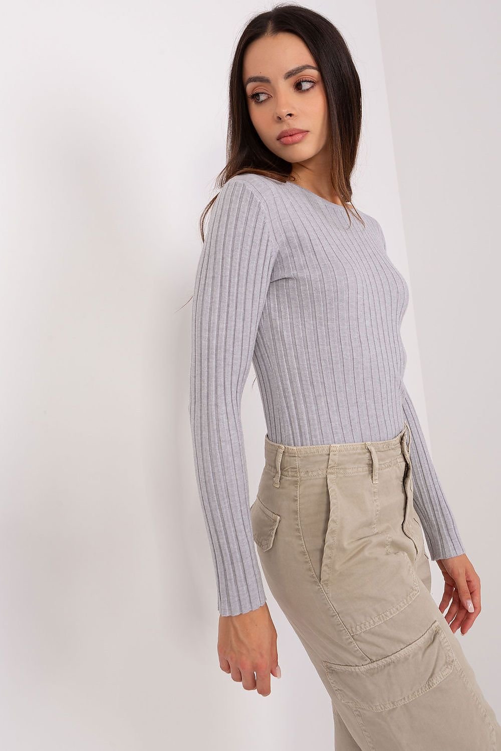 SHIRLYN Classic Ribbed Sweater - Timeless & Versatile