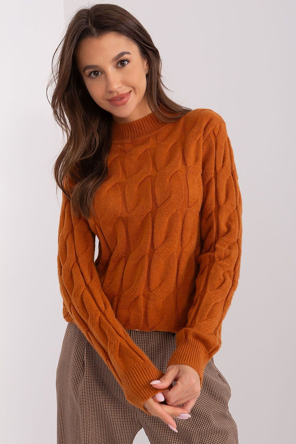 SHIRLYN Casual Sophistication Sweater - Unique Textured Elegance