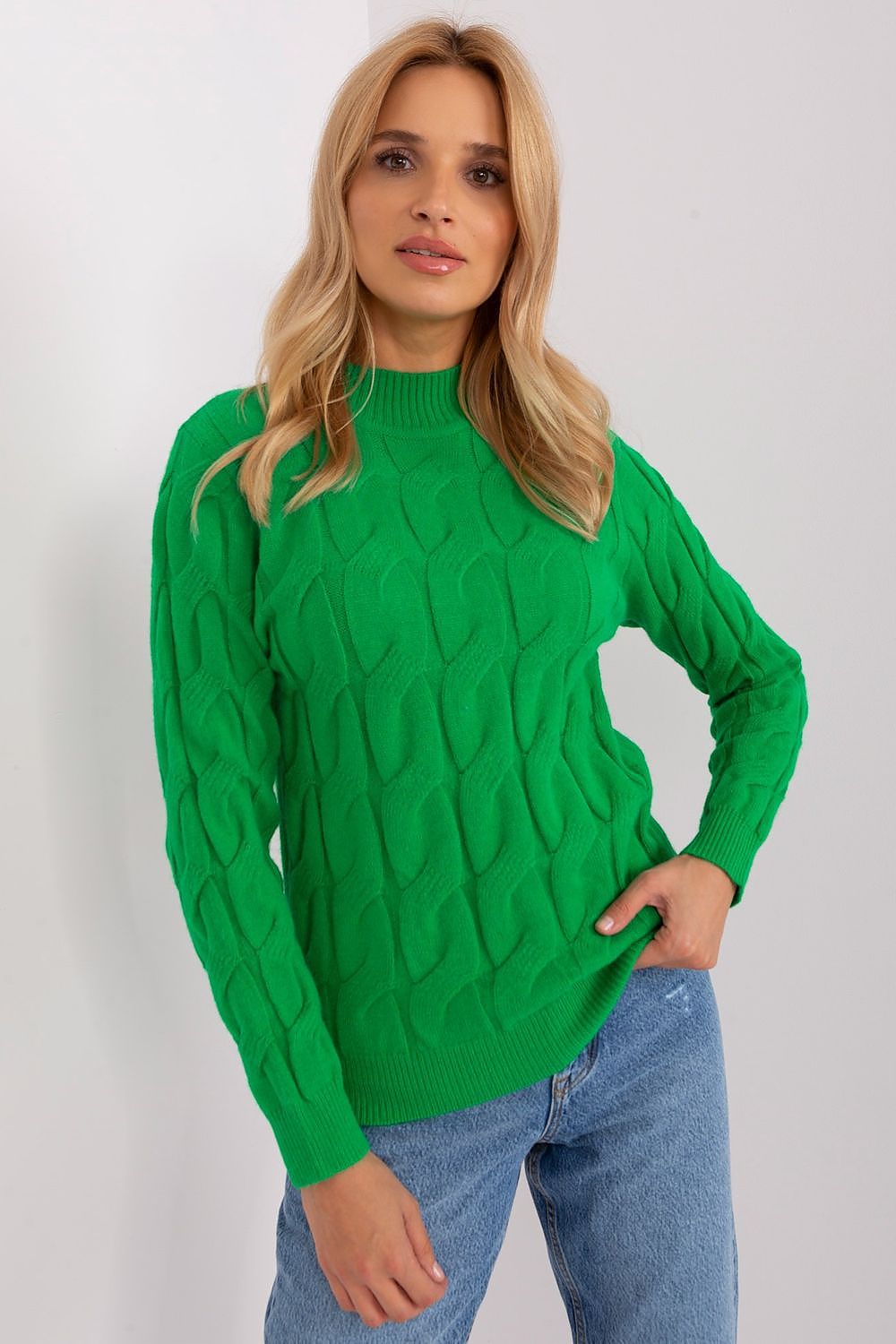 SHIRLYN Casual Sophistication Sweater - Unique Textured Elegance