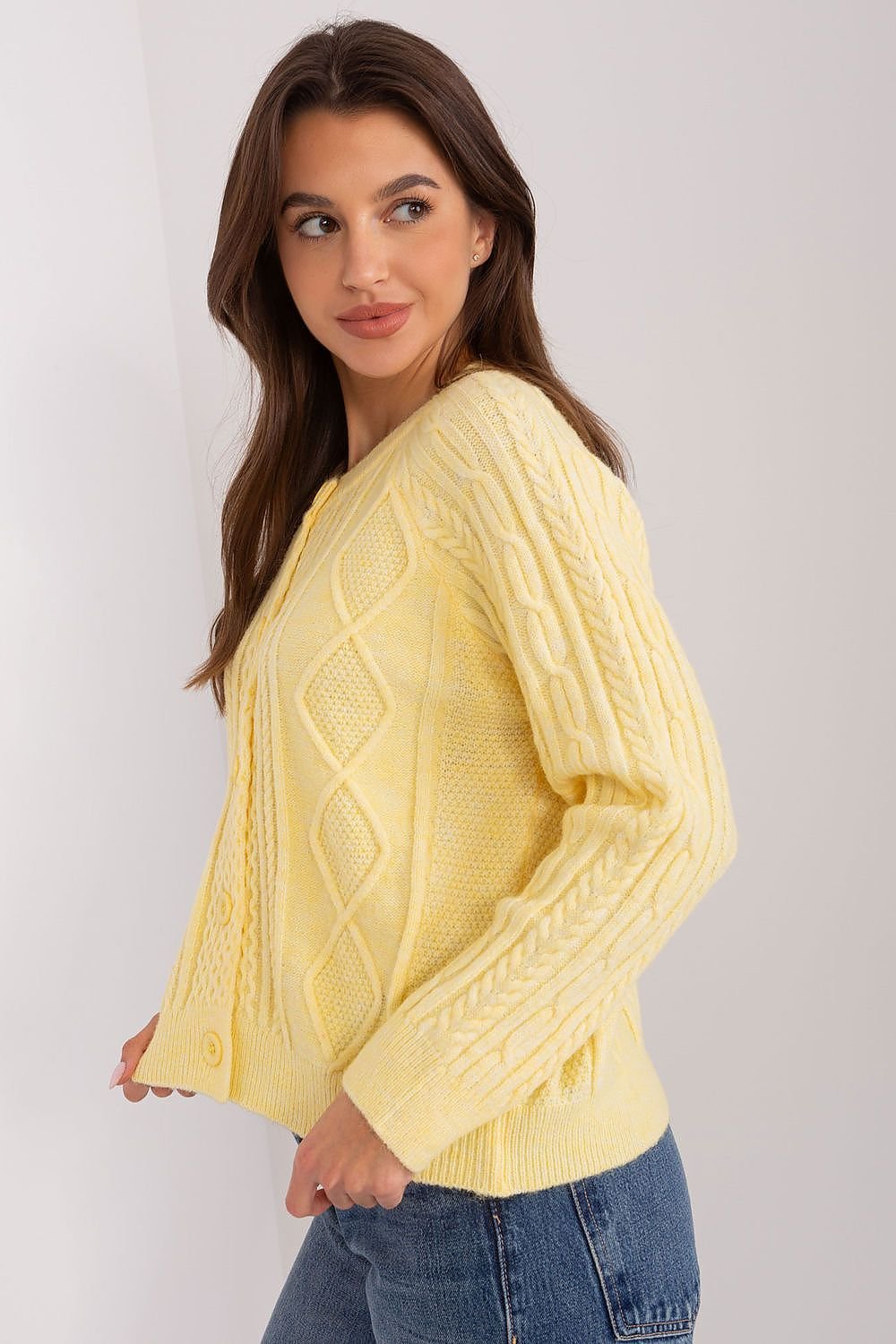 SHIRLYN Everyday Wear Sweater - Variegated Texture & Versatile Style