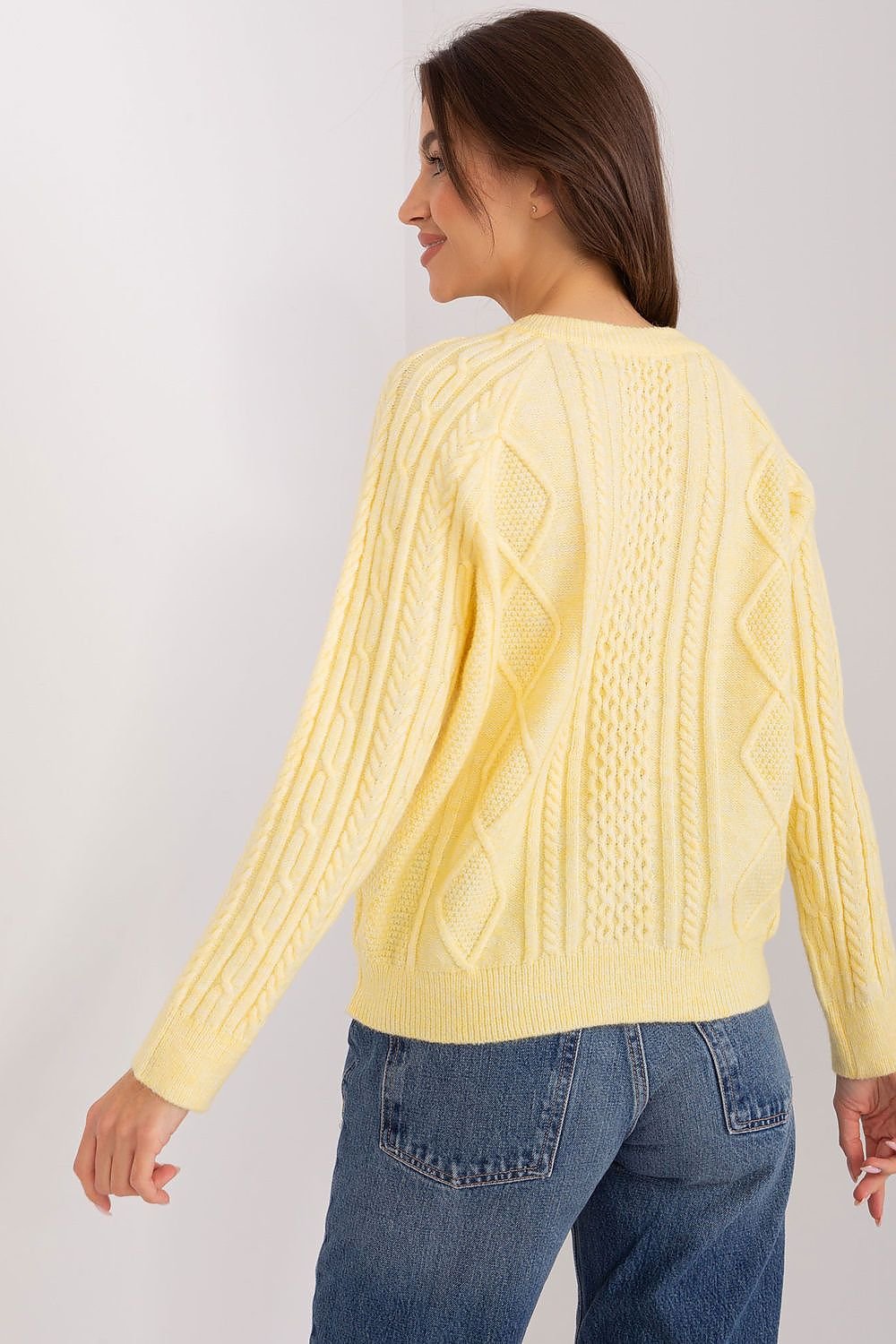 SHIRLYN Everyday Wear Sweater - Variegated Texture & Versatile Style