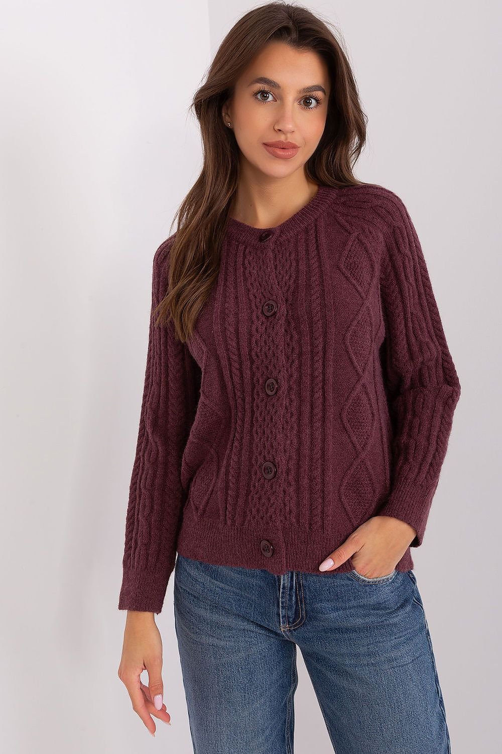 SHIRLYN Everyday Wear Sweater - Variegated Texture & Versatile Style