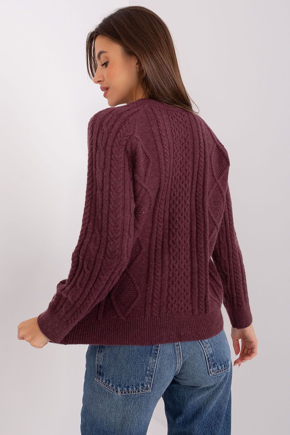 SHIRLYN Everyday Wear Sweater - Variegated Texture & Versatile Style