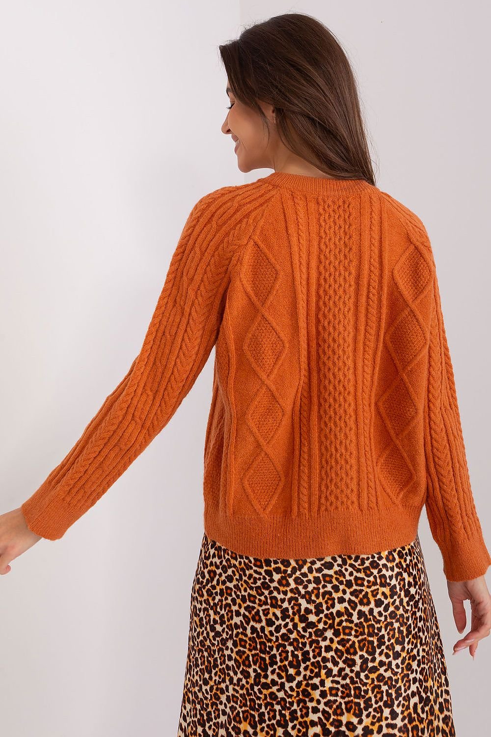 SHIRLYN Everyday Wear Sweater - Variegated Texture & Versatile Style