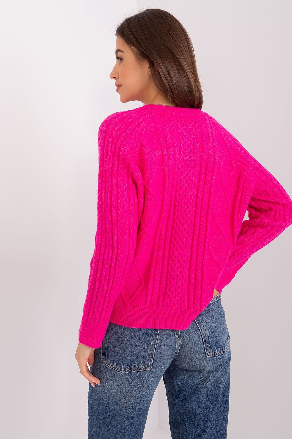 SHIRLYN Everyday Wear Sweater - Variegated Texture & Versatile Style