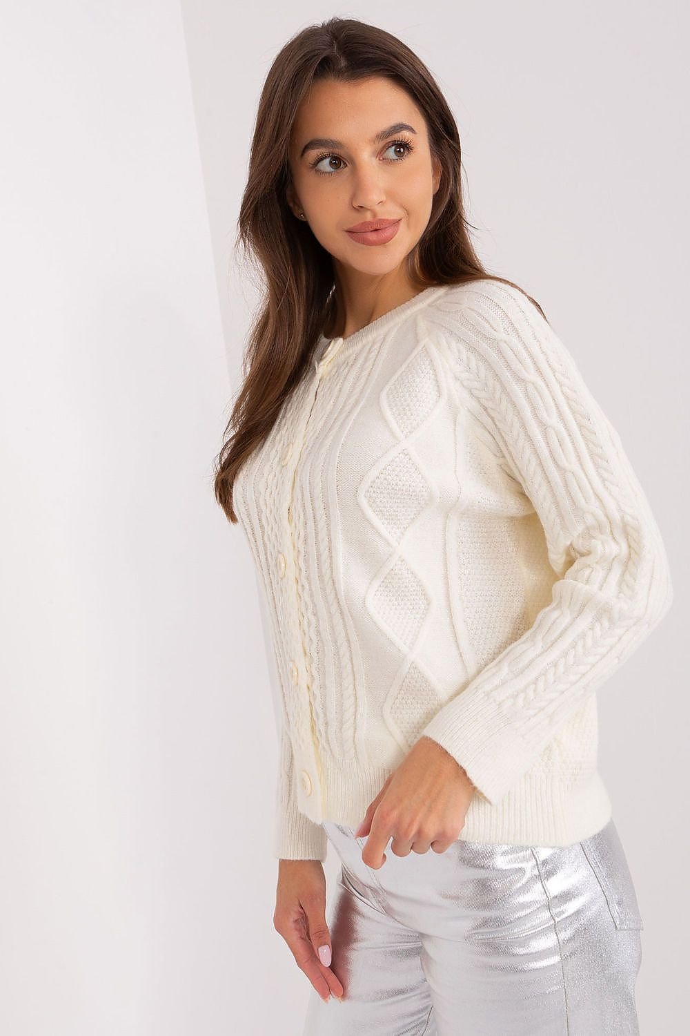 SHIRLYN Everyday Wear Sweater - Variegated Texture & Versatile Style