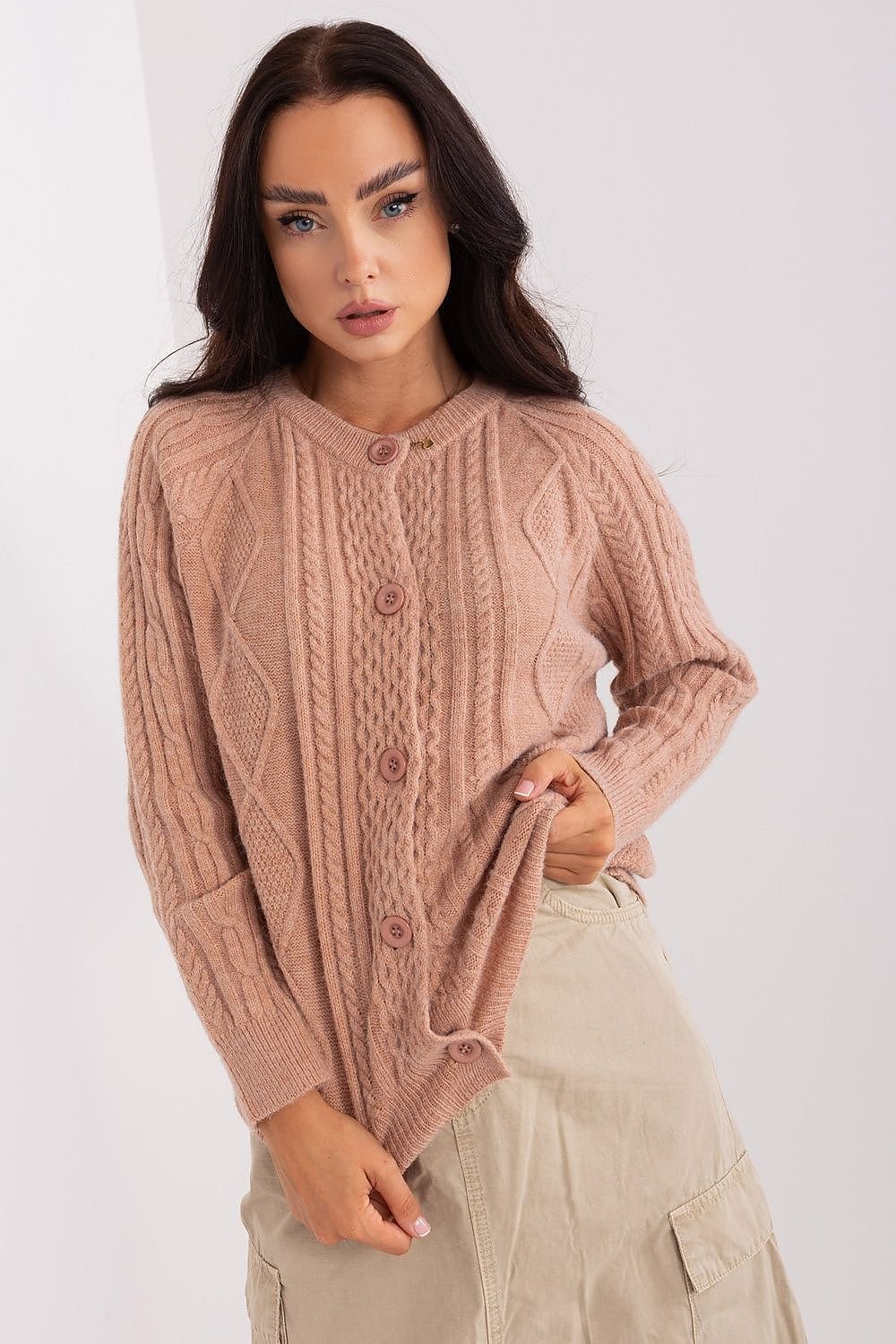 SHIRLYN Everyday Wear Sweater - Variegated Texture & Versatile Style