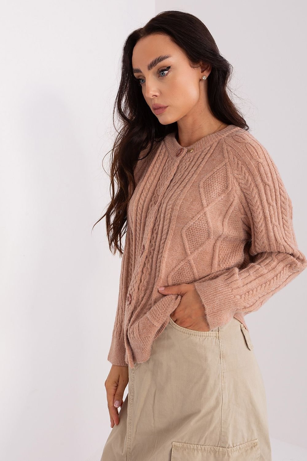 SHIRLYN Everyday Wear Sweater - Variegated Texture & Versatile Style