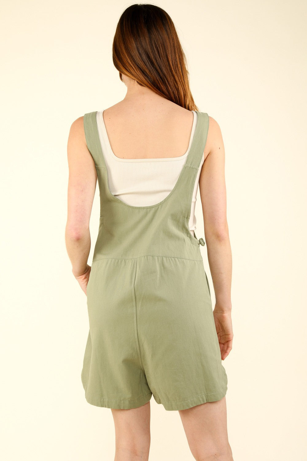 SHIRLYN - Adjustable Waist Suspender Overalls with Pockets