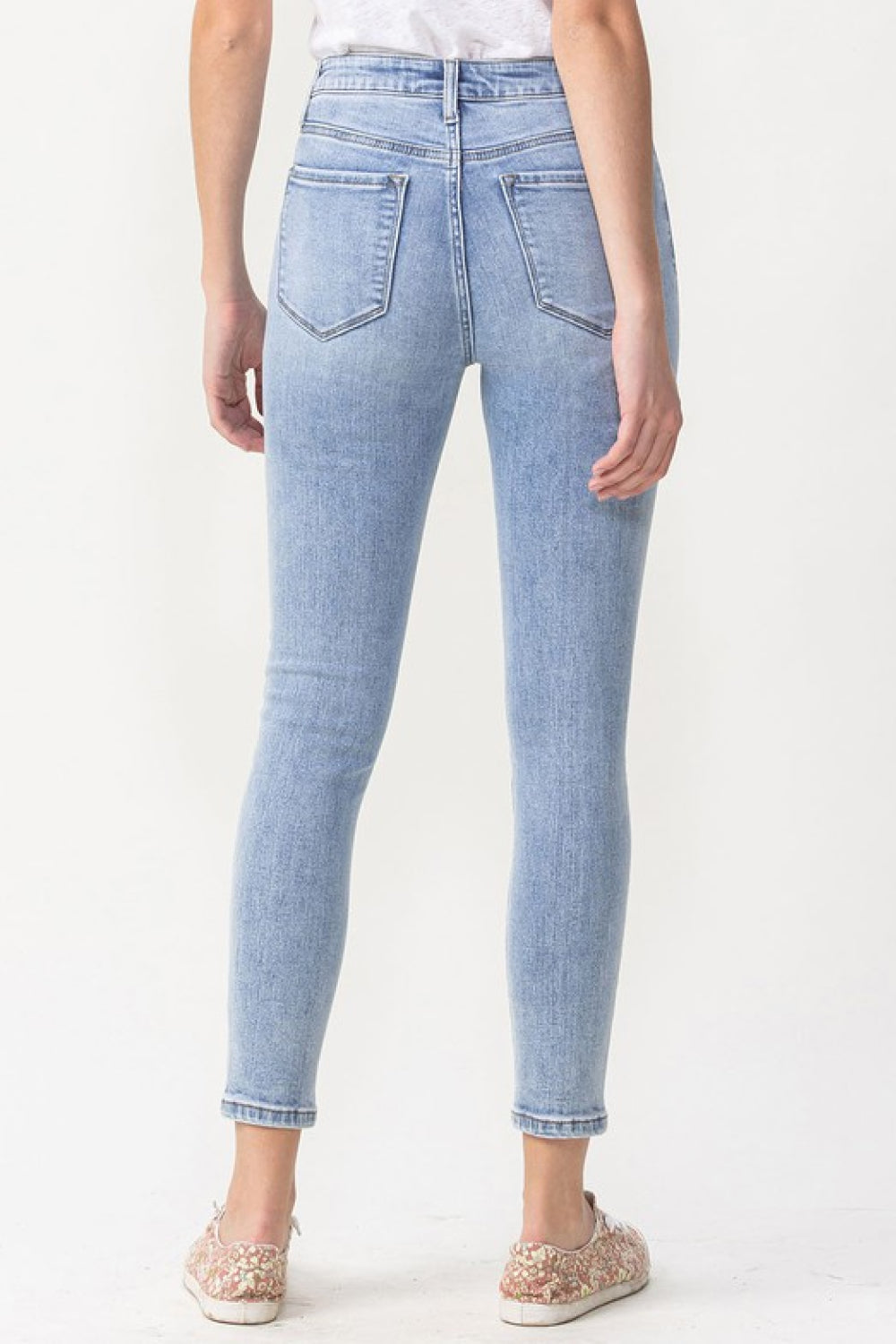 Lovervet Full Size Talia High Rise Crop Skinny Jeans - SHIRLYN.CO