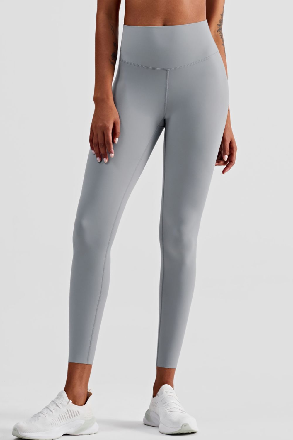 Ankle-Length High-Rise Yoga Leggings - SHIRLYN.CO