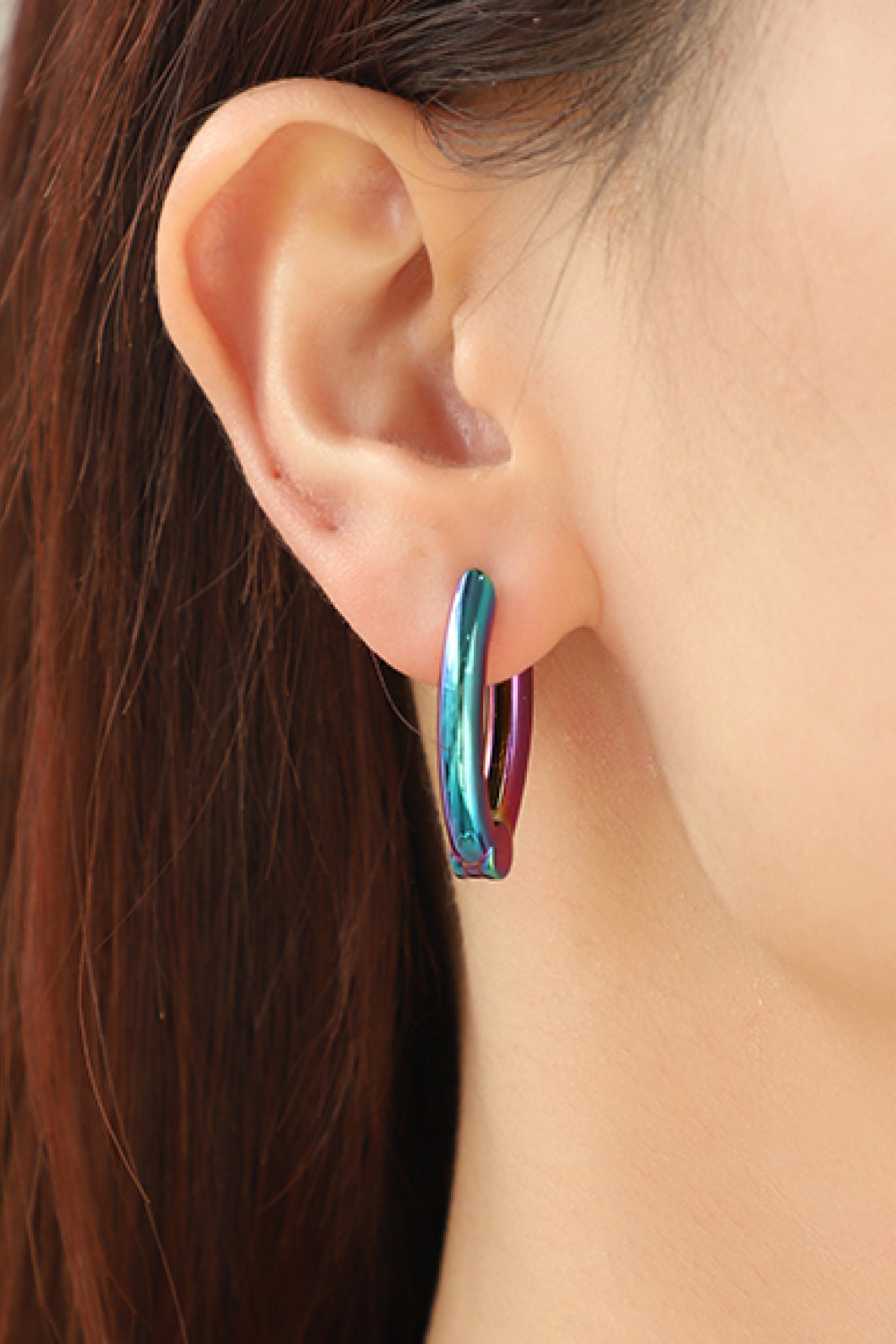 Bring It Home Multicolored Huggie Earrings - SHIRLYN.CO