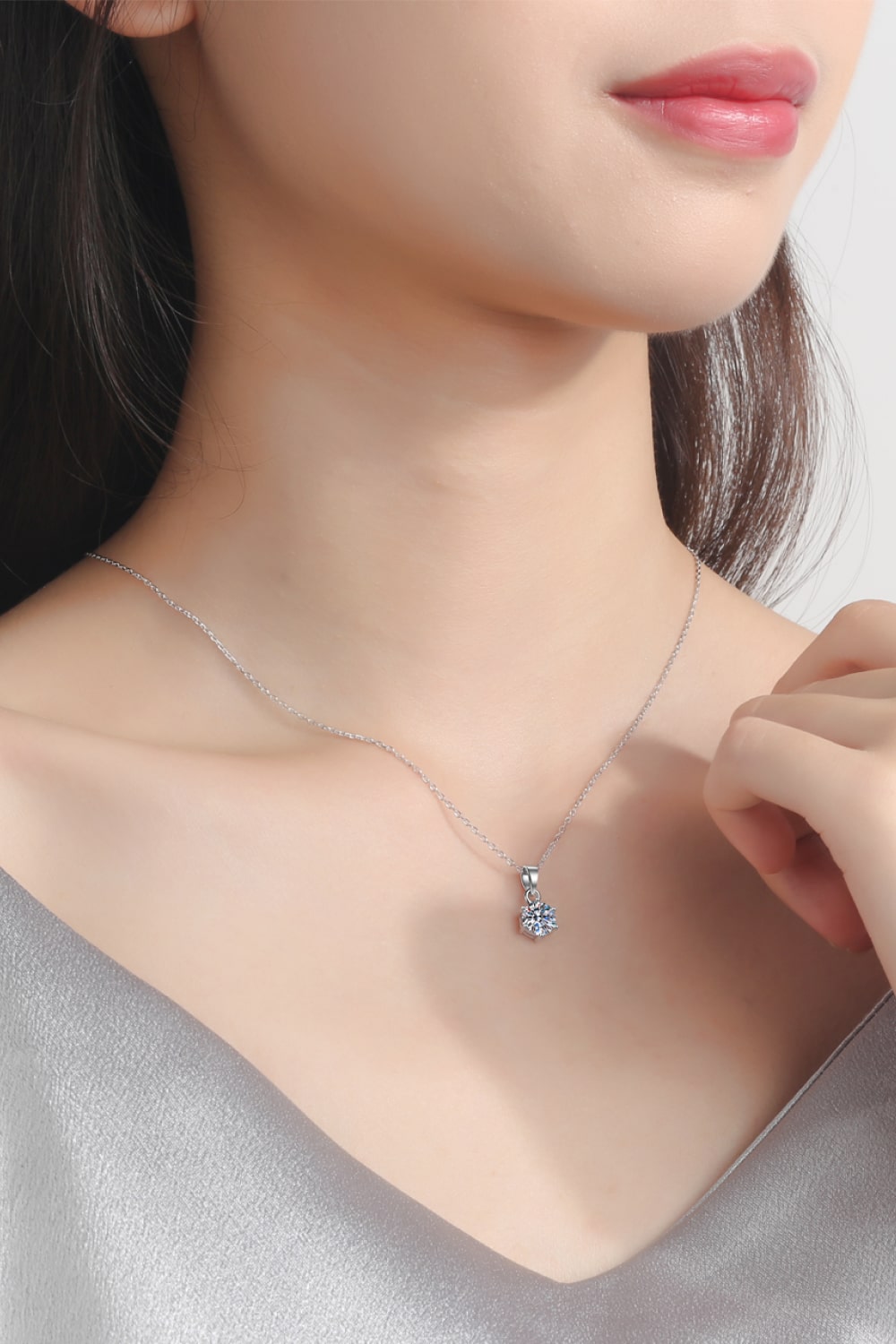 Get What You Need Moissanite Pendant Necklace - SHIRLYN.CO